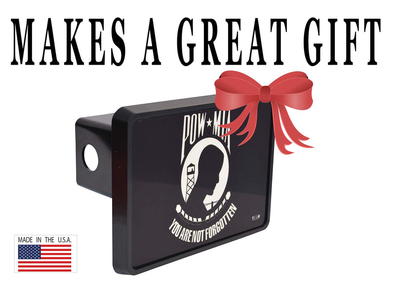  [AUSTRALIA] - Rogue River Tactical POW MIA Flag Trailer Hitch Cover Plug US Patriotic Military Veteran Flag