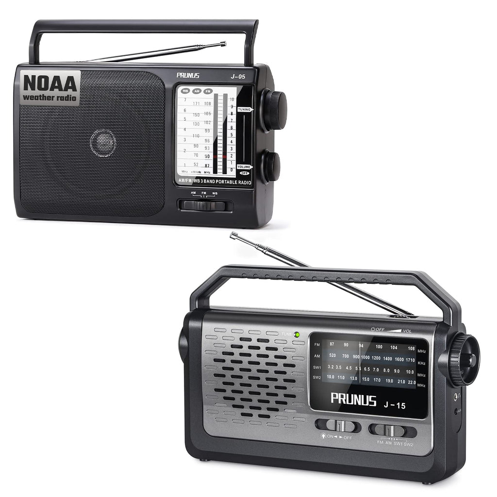  [AUSTRALIA] - J-05 Weather AM FM Portable Radio, NOAA Weather Transistor Radio with Excellent Reception&Portable Radio AM FM Shortwave Radio with Best Reception,Small Transistor Radio Battery Operated, AC Power Rad