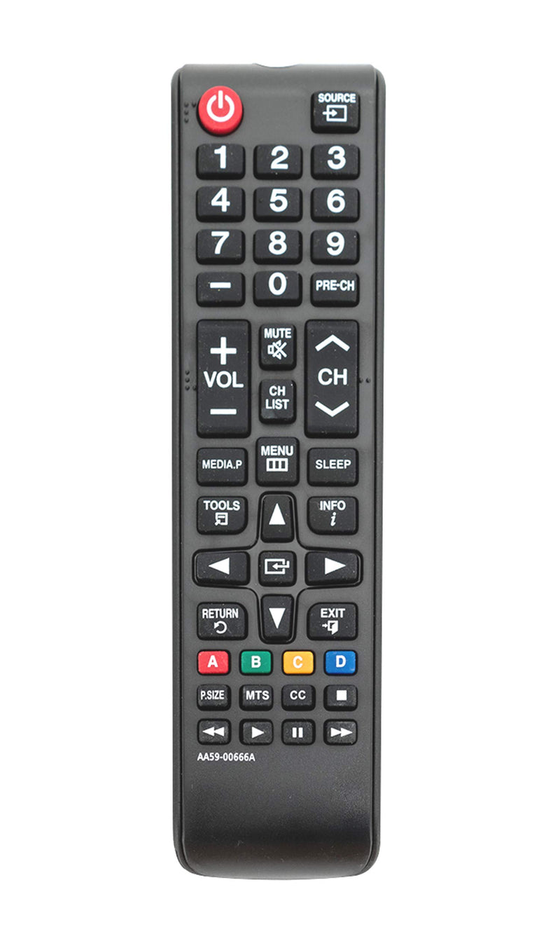 AA59-00666A Replaced Remote fits for Samsung TV UN32EH4003V UN40ES6003F LH32HDBPLGA UN32EH4003FXZA UN39EH5003FXZA UN60EH6003FXZAHH01 H32B H40B H46B LH32HDBPLGA/ZA LH40HDBPLGA/ZA UN40H5003 - LeoForward Australia