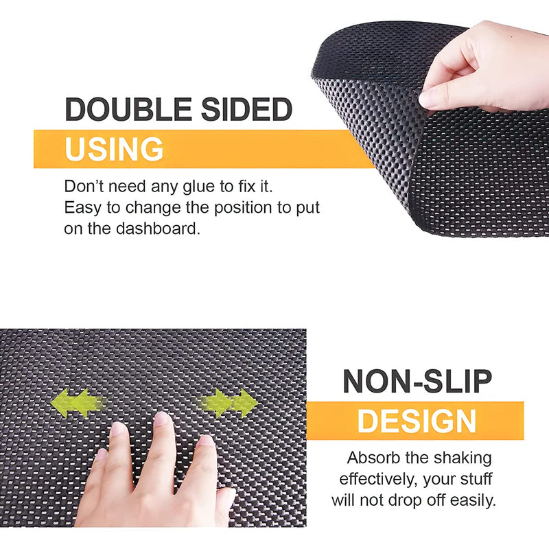  [AUSTRALIA] - AICEL Car Dashboard Non-Slip Pad, 5 Pack Fixate Sticky Gripping Mats, Multi-Functional Anti-Slide Traceless Mounting Foam Gadgets Mat for Cellphone Sunglasses Coins Keys, Universal Car Accessories