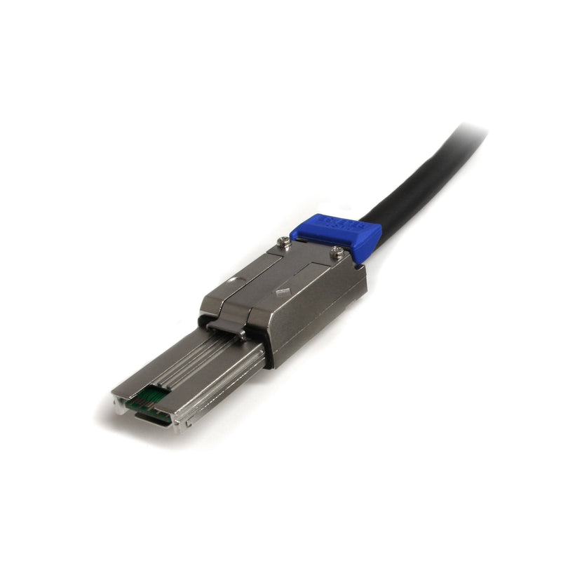  [AUSTRALIA] - StarTech.com 2m External Mini SAS Cable - Serial Attached SCSI SFF-8088 to SFF-8088 - 2x SFF-8088 (M) - 2 meter, Black (ISAS88882) 6 ft / 2m