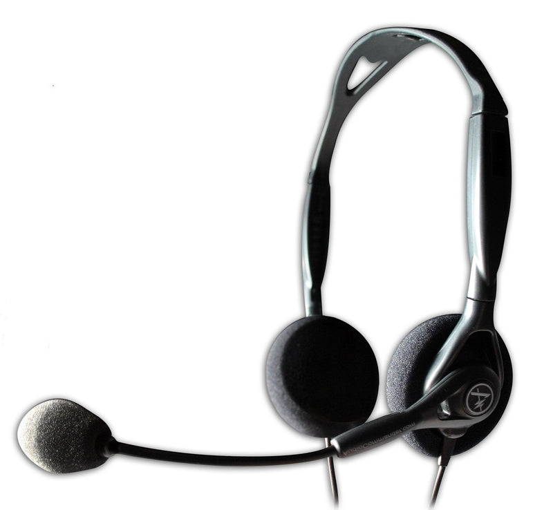  [AUSTRALIA] - Andrea Communications C1-1023200-1 Model NC-125 Noise Canceling Stereo Headset With Dual 3.5mm Plugs