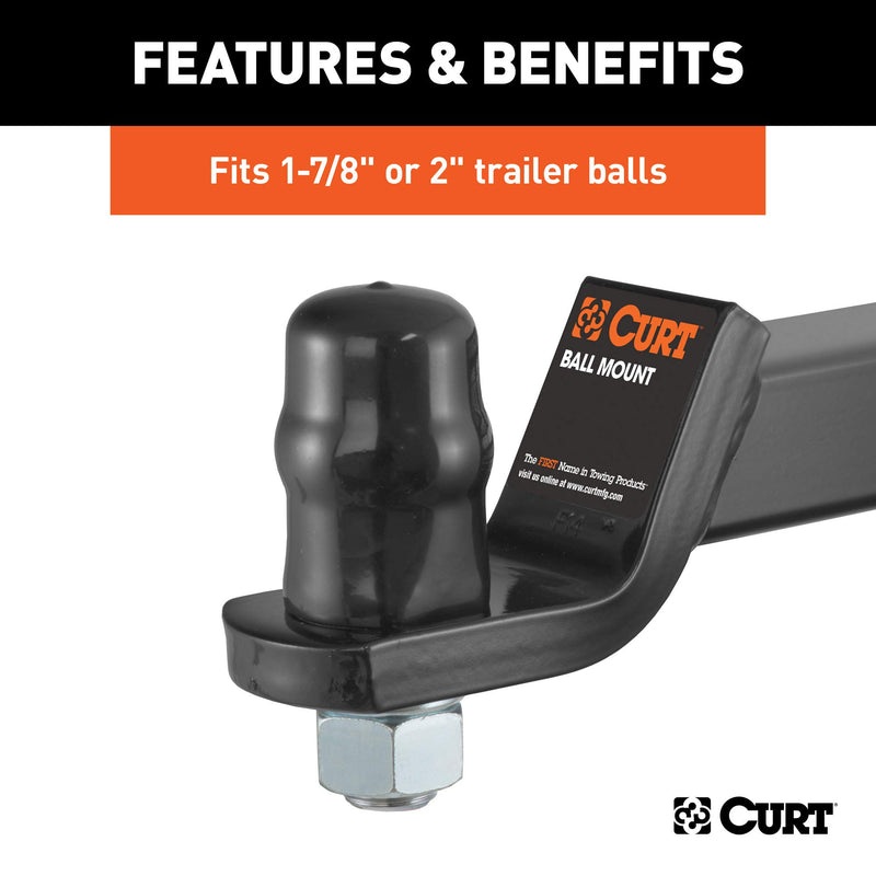  [AUSTRALIA] - CURT 21801 Trailer Ball Cover Rubber Hitch Ball Cover for 1-7/8-Inch or 2-Inch Diameter Trailer Ball