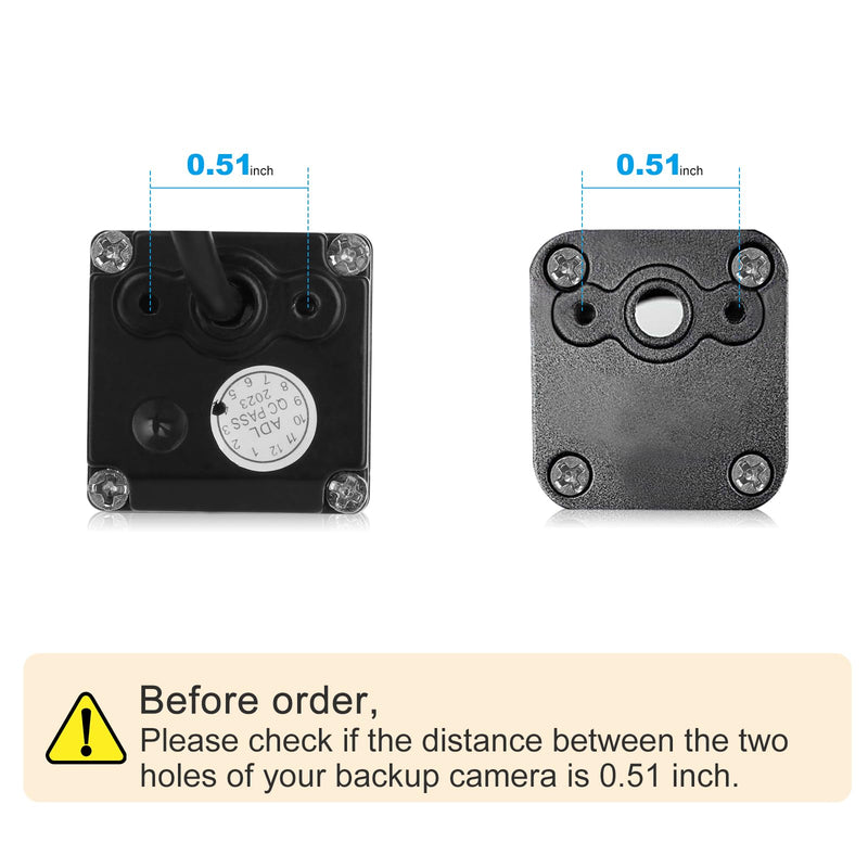  [AUSTRALIA] - GLK Universal Car Rear View Backup Camera License Plate Bracket, Only License Plate Mount Holder for Backup Camera, Dash Cam, Mirror Dash Camera, Not Include Backup Camera