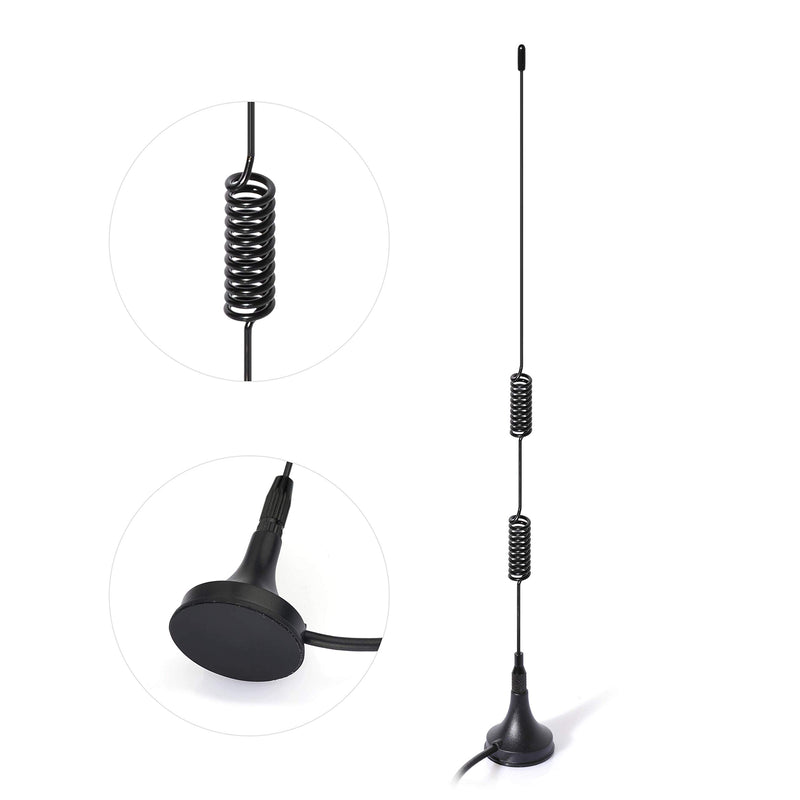 Bingfu Dual Band VHF UHF 136-174MHz 400-470MHz Ham Radio Antenna Handheld Two Way Radio Magnetic Base SMA Female Antenna for Kenwood Wouxun BaoFeng BF-F8HP UV-5R UV-82 BF-888S Ham Radio Walkie Talkie - LeoForward Australia