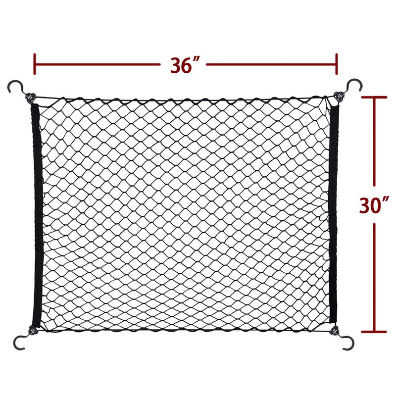 [AUSTRALIA] - Mamiko Cargo Net for Utility Folding Wagon, Garden Cart, Folding Trolley Cart, Beach Cart, Made of Heavy Duty Nylon Net with Storage Bag / 38"X32"