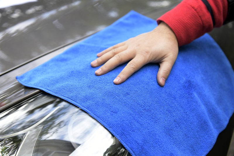  [AUSTRALIA] - CARCAREZ Microfiber Cleaning Cloths Strong Absorption with Fine Workmanship, Non-Abrasive Microfiber Towels for Home, Cleaning Rags for Cars, 16'' x 16'', 12-Pack Pack of 12 3 Colors