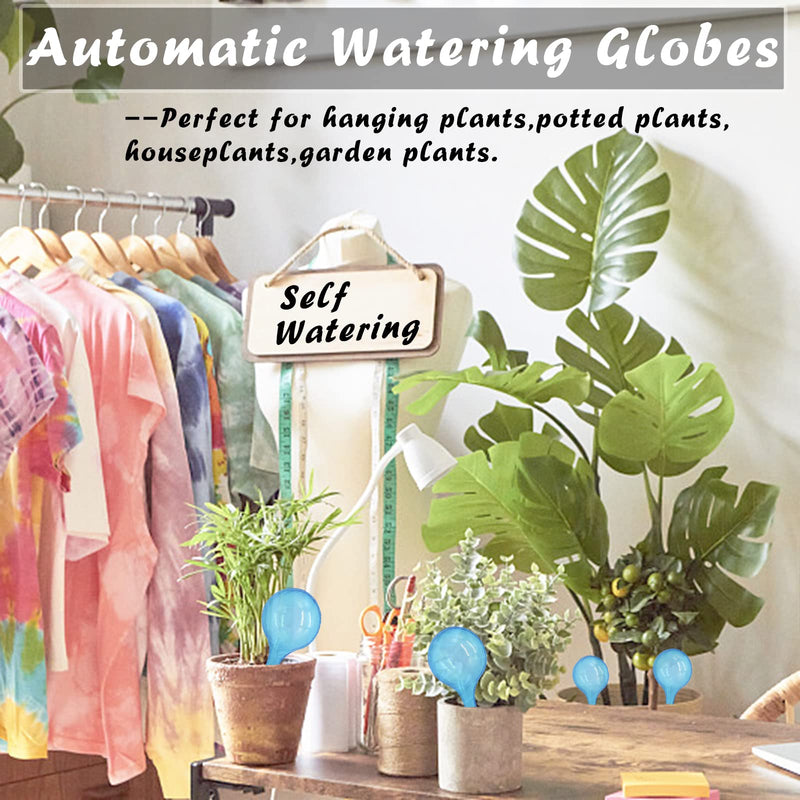  [AUSTRALIA] - 20 Pcs Plant Watering Bulbs,Plastic Automatic Watering Globes,Self Watering Planter Insert,Garden Watering Device Irrigation Equipment for Plants,Flowers,Blue 20 PCS Blue