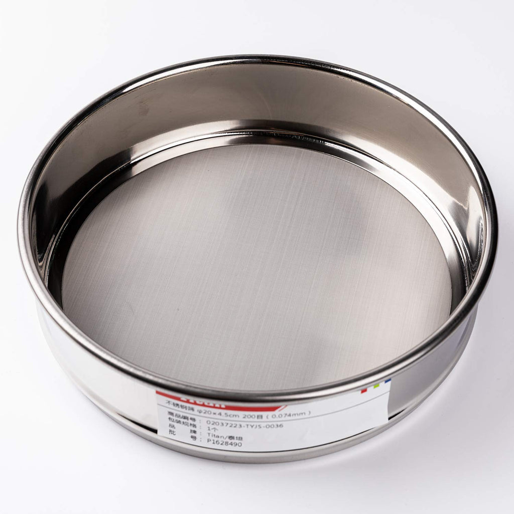  [AUSTRALIA] - JRLGD Stainless Steel Lab Sieve φ20×4.5cm, 800 Mesh (0.022mm) Standard Test Sieve, 304 Stainless Steel 800# Mesh(0.022mm)