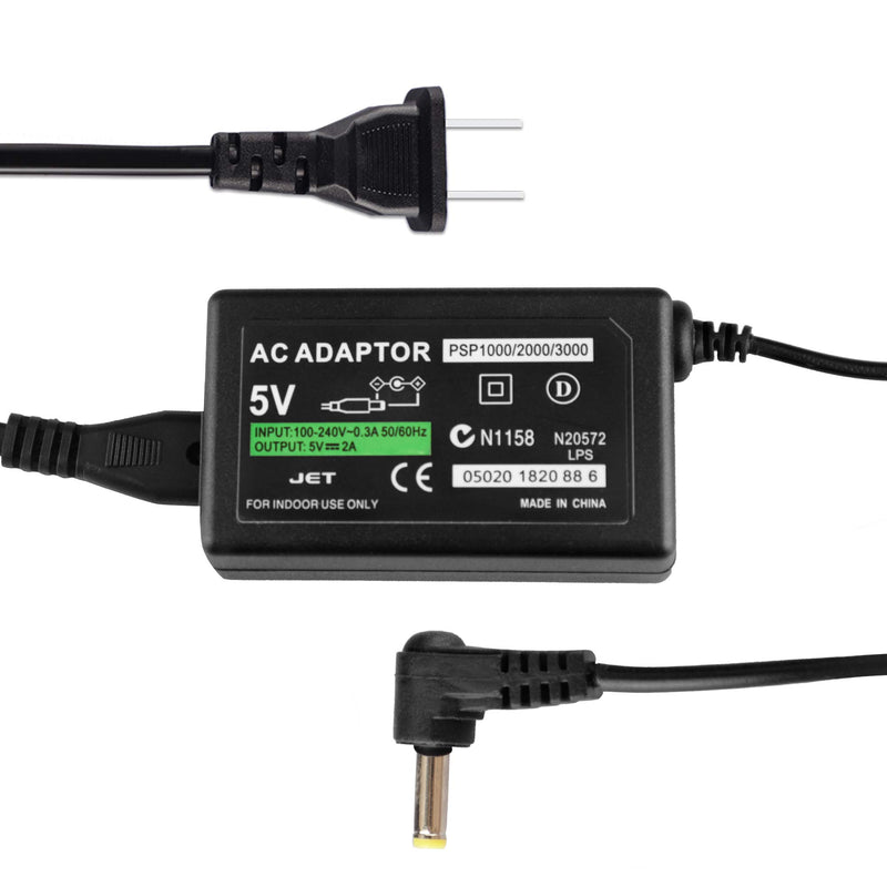  [AUSTRALIA] - PSP Charger, AC Adapter Wall Charger Compatible with Sony PSP-110 PSP-1001 PSP 1000 / PSP Slim & Lite 2000 / PSP 3000 Replacement