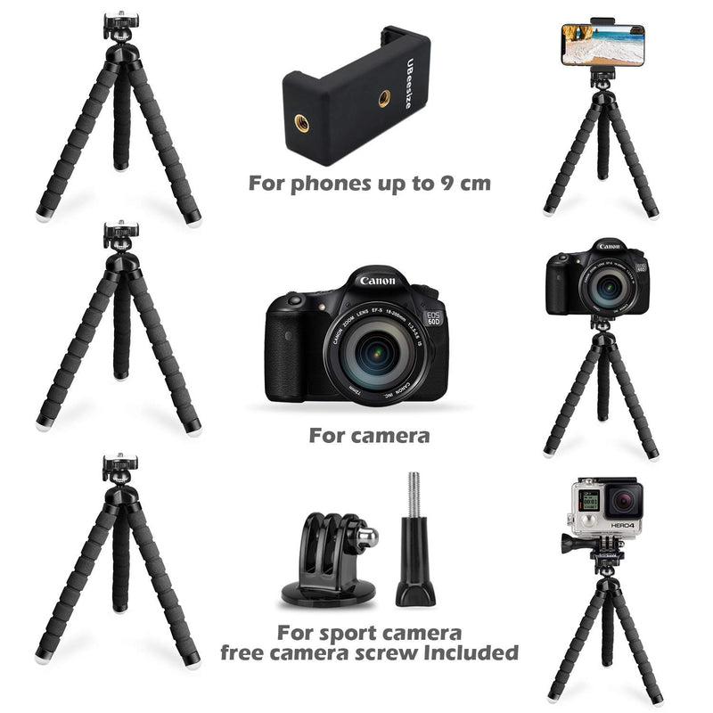  [AUSTRALIA] - UBeesize Tripod S, Premium Flexible Phone Tripod with Wireless Remote, Mini Tripod Stand for Cameras/GoPros/Mobile Devices