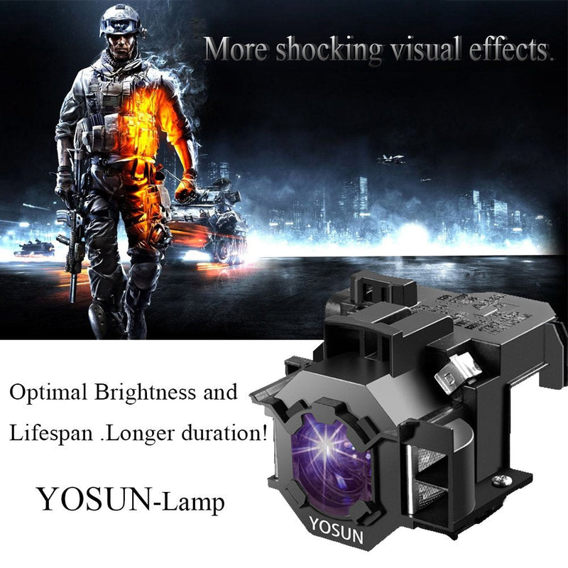  [AUSTRALIA] - YOSUN v13h010l41 Projector lamp for epson elplp41 powerLite Home Cinema s5 s6 s6+ 77c 78 ex21 ex30 ex50 ex70 eb-s62 EMP-s5 h283a h284a Replacement Projector Bulb