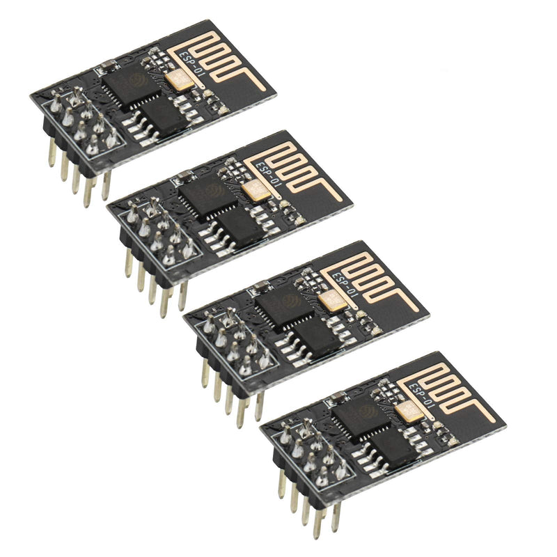  [AUSTRALIA] - 4Pcs ESP8266 Serial Wifi Module ESP-01 Updated Wireless Transceiver Board 3.3V for Arduino