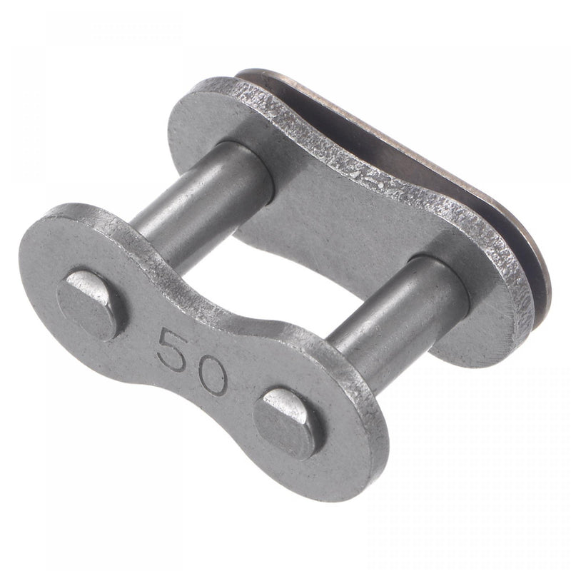  [AUSTRALIA] - uxcell 10Pcs #50 Chain Master Connector Link Roller, 5/8" Pitch Carbon Steel, Standard Connecting Split Links for 10A Chain