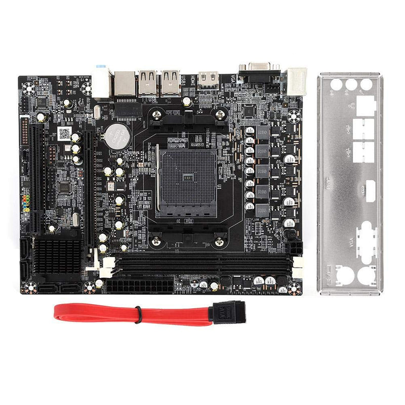  [AUSTRALIA] - Desktop PC Motherboard,FM2/FM2+CPU Interface Design Dual Channel DDR3 Computer Mainboard Support for AMD A10/A8/A6/A4/Athlon Full Range of Graphics Chip for APU Core Graphics