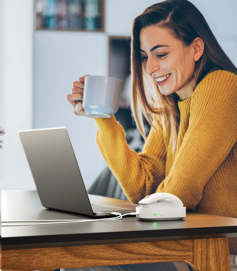  [AUSTRALIA] - BNING Mouse Mover Device to Keep Mouse Moving, Mouse Jiggler Undetectable, No Software Required with ON/Off Switch Mouse Shaker, Automatic Undetectable, Work from Home Must Haves (Boho) Boho