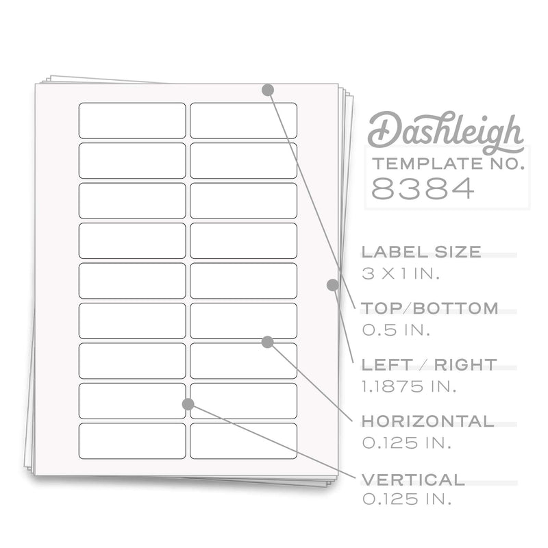 90 Premium Printable Essential Oil Labels for 5 ml Bottles and Vials, 3 x 1 inches, Weatherproof and Waterproof White Vinyl - LeoForward Australia