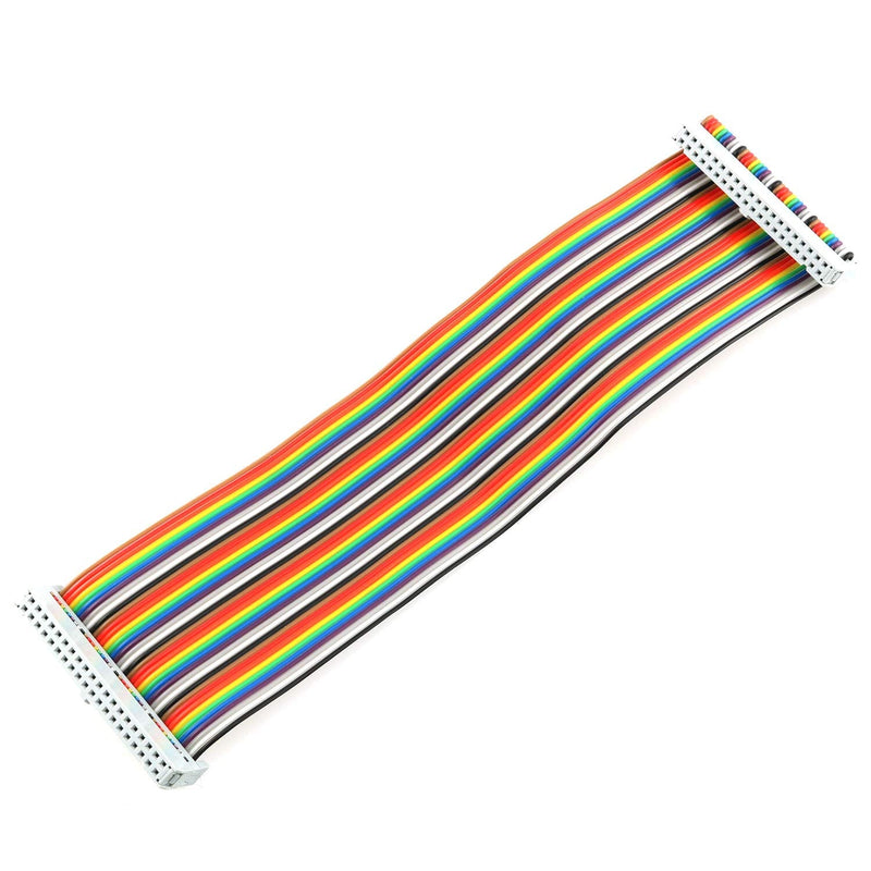  [AUSTRALIA] - DGZZI RPi GPIO Breakout Expansion Board+ 21cm 40Pin GPIO Flat Ribbon Cable for Raspberry Pi 4B/3B/3B+/2B/1B+