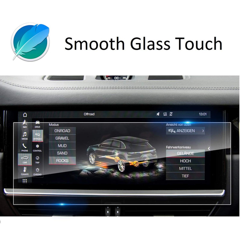 ZFM Screen Protector Compatible with 2019 2020 Porsche Cayenne 12.3 Inch Touch Screen,Anti Glare Scratch,Shock-Resistant, Navigation Protection Accessories Premium Tempered Glass - LeoForward Australia