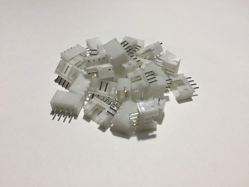 LATTECH 15 PCS 4 PIN JST PH Female Connector on Both Side - 100mm 1007 26 AWG & 30 PCS 4 PIN JST PH Male Connector - LeoForward Australia