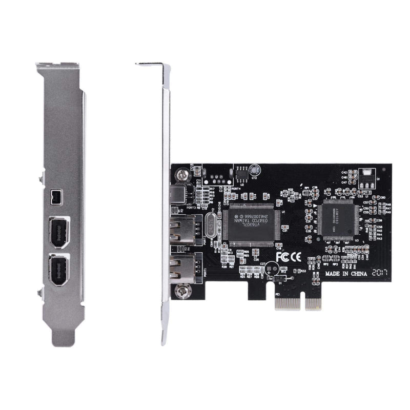  [AUSTRALIA] - 800Mbps PCI-E Express Card, 1394a IEEE 1394b Controller Card with Firewire Cable, for Video,Audio Transmission,Industrial Cameras,Video Cameras