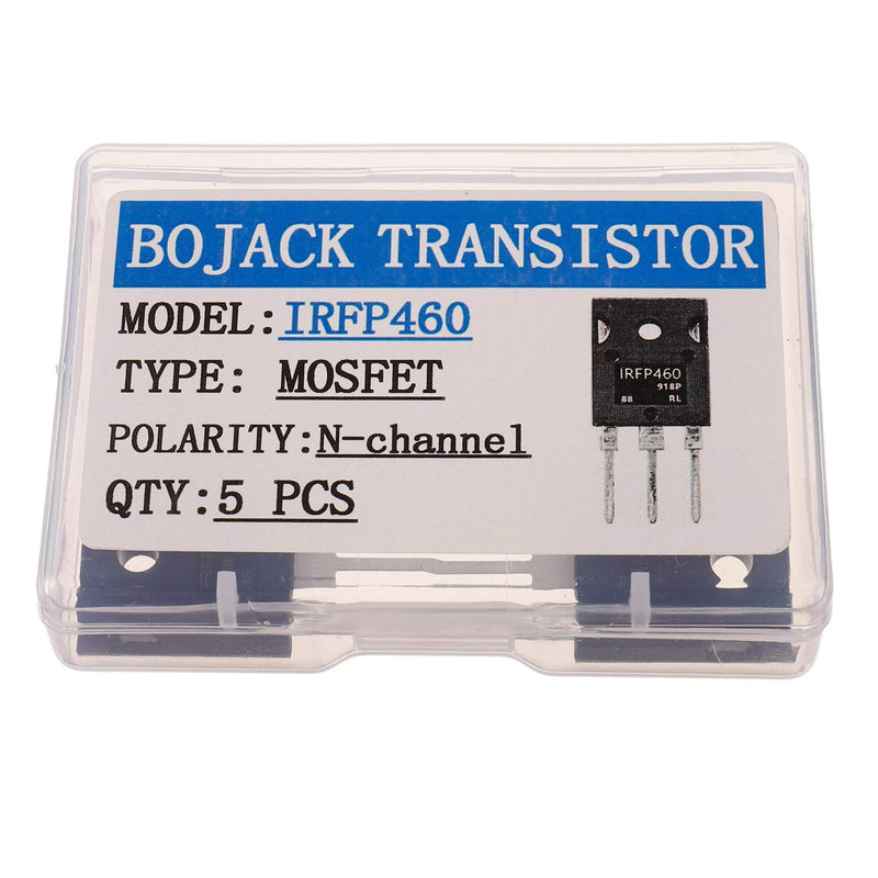 BOJACK IRFP460 MOSFET Transistors IRFP460N 20A 500V N-Channel Power MOSFET IRFP460NPBF TO-247(Pack of 5 Pcs) - LeoForward Australia