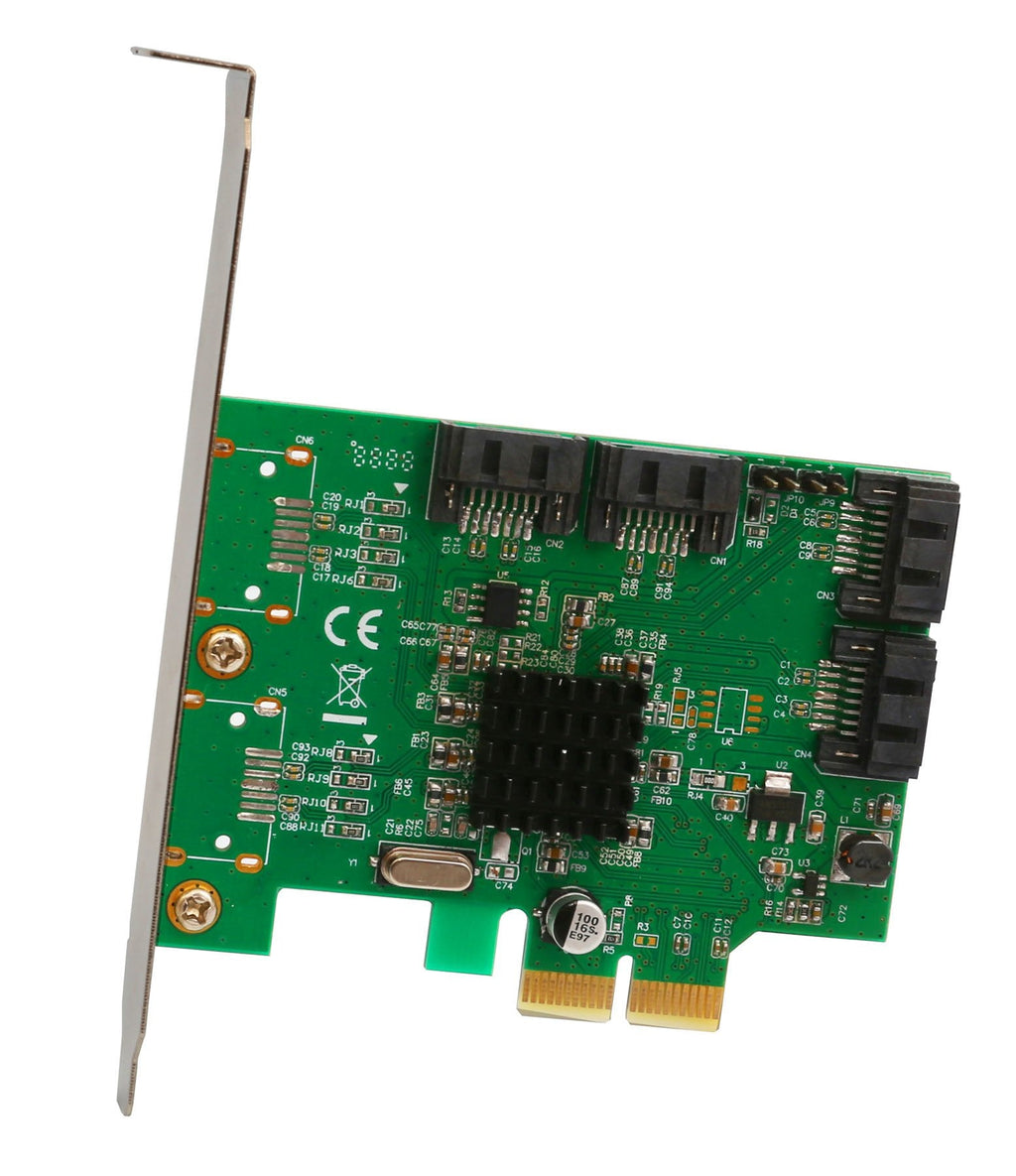  [AUSTRALIA] - I/O Crest 4 Port SATA III PCI-e 2.0 x2 HyperDuo RAID Card Marvell 9230 Chipset SI-PEX40057 4-port 4-port Marvell 88SE9230