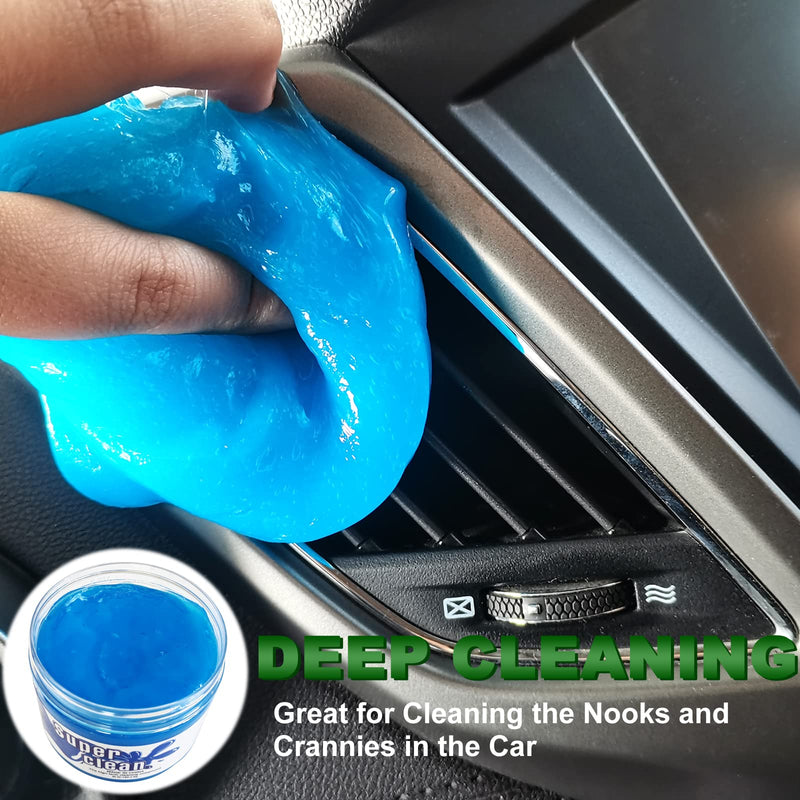  [AUSTRALIA] - Car Cleaning Kit, Car Cleaning Gels, Universal Auto Detailing Tools Car Interior Cleaner Putty, Dust Cleaning Mud For PC Tablet Laptop Keyboard,Air Vents, Camera, Printers, Calculator, Blue 1Pcs Blue