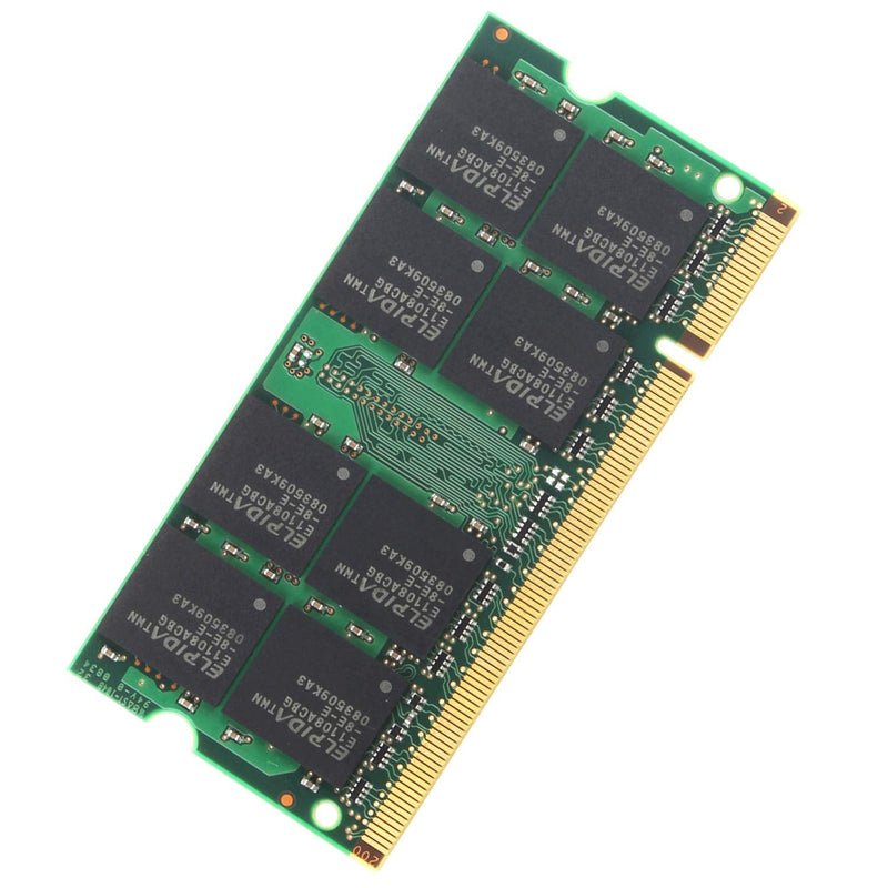  [AUSTRALIA] - Rasalas DDR2 PC2-6400 DDR2 800 Sodimm DDR2 4GB Kit (2x2GB) PC2 6400S 2RX8 1.8V CL6 RAM Memory Modules for Laptop Computer PC2 6400 4GB Kit (2GBx2) Sodimm Green