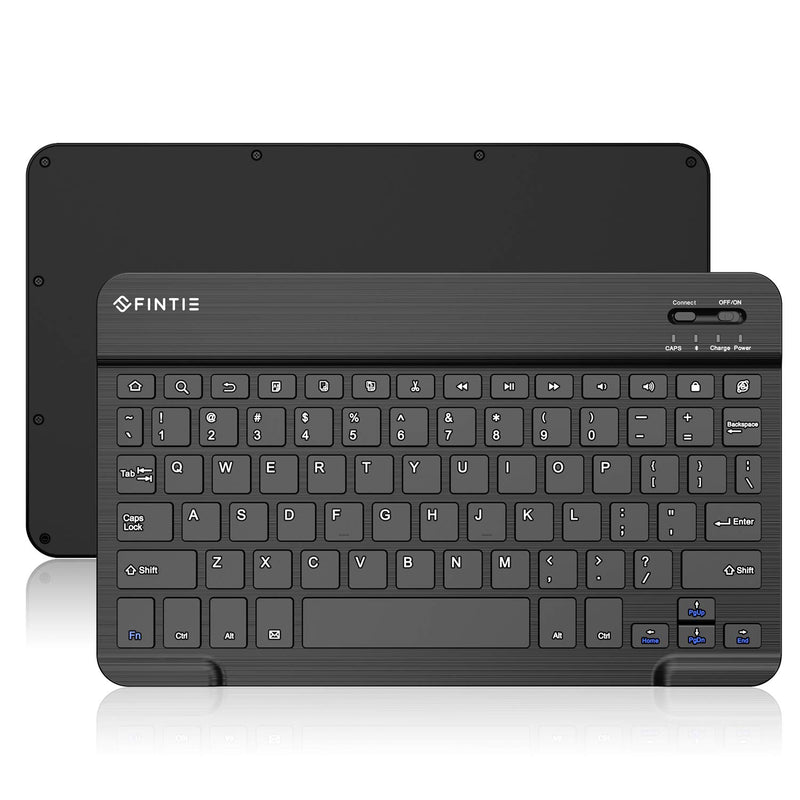  [AUSTRALIA] - Fintie 10-Inch Ultrathin (4mm) Wireless Bluetooth Keyboard for Android Tablet Samsung Galaxy Tab E/Tab A/Tab S, ASUS, Google Nexus, Lenovo and Other Android Devices