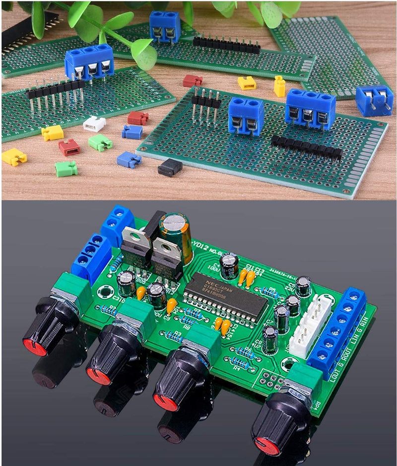  [AUSTRALIA] - beihuazi® PCB screw terminals screw terminal block solderable screw terminal 300V, 16A for Arduino (100 pieces, 5 mm, blue, 2 pin-85, 3 pin-10, 4 pin-5).