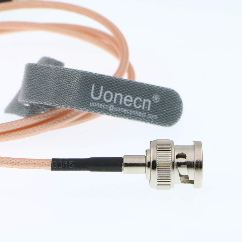  [AUSTRALIA] - Uonecn HD SDI Coaxial Video Cable RG179 BNC to Mini BNC DIN 1.0/2.3 75ohm RF Cable for Blackmagic HyperDeck Shuttle 1 Meter