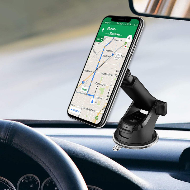  [AUSTRALIA] - RUIX Dashboard and Windshield Mount Universal Magnetic Car Smartphone Holder Compatible for Apple iPhones 14 Pro Max Plus 13 Samsung Galaxy Z Flip, Z Fold, Note, Google Pixels, Motorola Moto