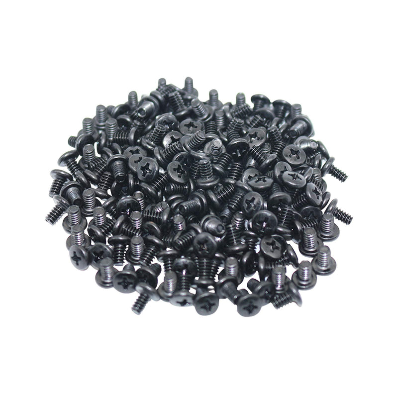  [AUSTRALIA] - 6#-32 Thread Phillips Flat Head Machine Screw Phillips Head Hard Drive Screws 3.5" PC Case Hard Drive Screws Full Thread Fastener Black 200pcs