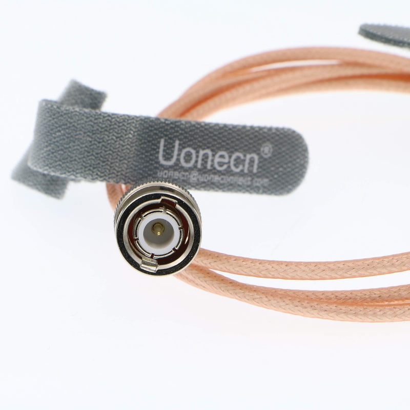  [AUSTRALIA] - Uonecn HD SDI Coaxial Video Cable RG179 BNC to Mini BNC DIN 1.0/2.3 75ohm RF Cable for Blackmagic HyperDeck Shuttle 1 Meter