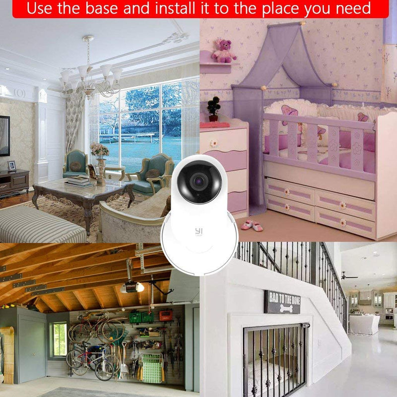  [AUSTRALIA] - (Pack of 4) Aboom Wall Mount Compatible with Yi Home Camera Customized Stand Bracket for YI 1080p/720p Home Camera Designed for USA (NOT INCLUDED CAMERA)