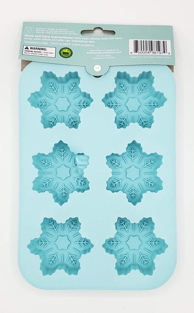  [AUSTRALIA] - Handstand Kitchen Winter Wonderland Snowflake Shaped Cupcake Mold