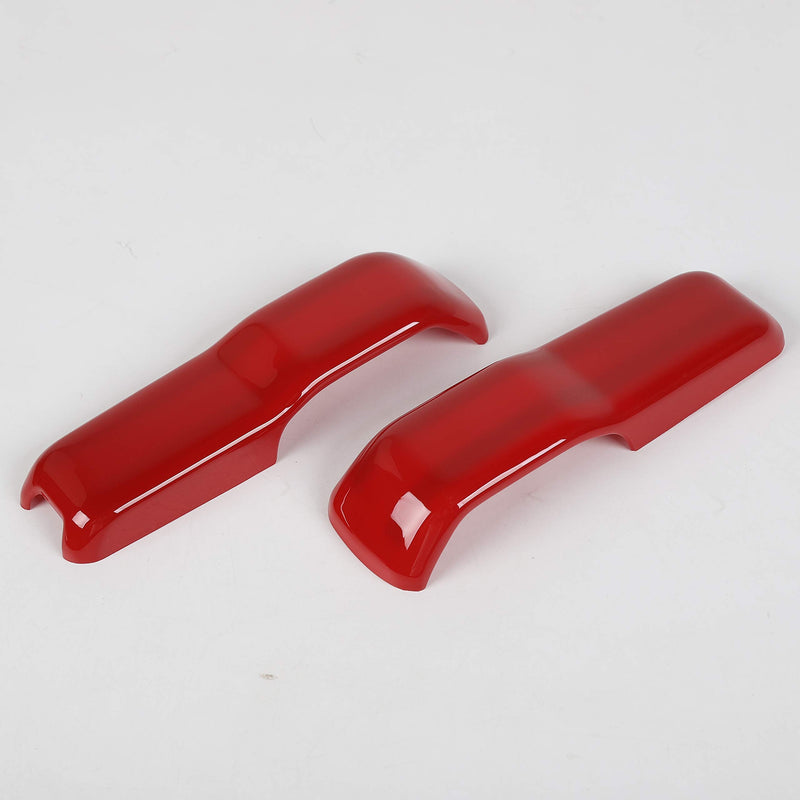 CheroCar Car ABS Engine Hood Hinge Cover Decoration Cover Stickers Exterior Accessories for Jeep Wrangler JL 2018 (Red) - LeoForward Australia