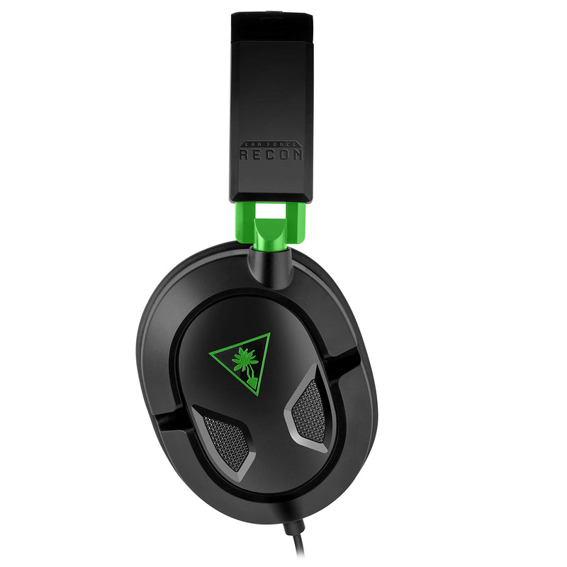  [AUSTRALIA] - Turtle Beach Recon 50 Xbox Gaming Headset for Xbox Series X, Xbox Series S, Xbox One, PS5, PS4, PlayStation, Nintendo Switch, Mobile & PC with 3.5mm - Removable Mic, 40mm Speakers - Black Black / Green