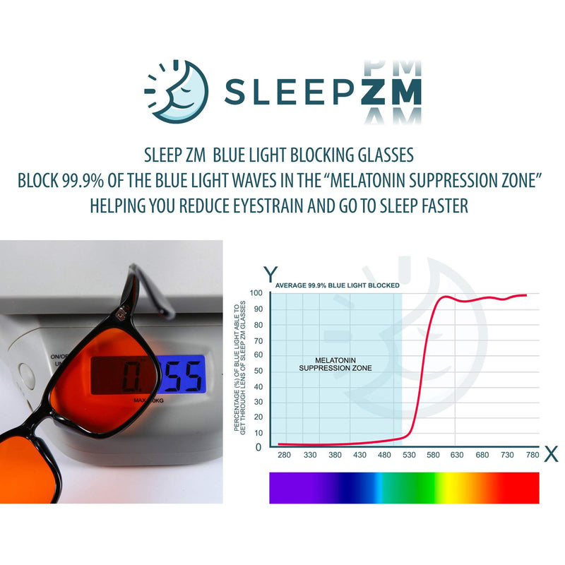  [AUSTRALIA] - 99.9% Blue Light Glasses - Computer Glasses - eSports Gaming Glasses Use Anti-Glare & Anti-Fatigue Filters to Help You Sleep Better, Stop Eye Strain, Headaches & Migraines to Look, Feel & Live Better Orange Wayfarer