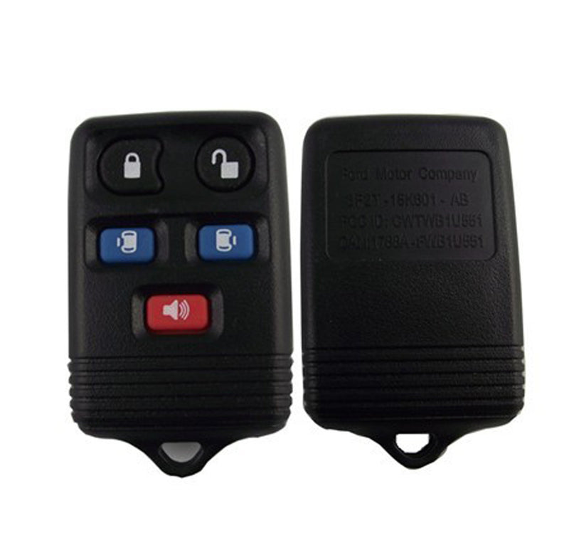  [AUSTRALIA] - New 5 Buttons Replacement Keyless Remote key case fob shell Cover For 2004 2005 2006 2007 2008 2009 2010 2011 Ford Expedition Lincoln Navigator No chips inside