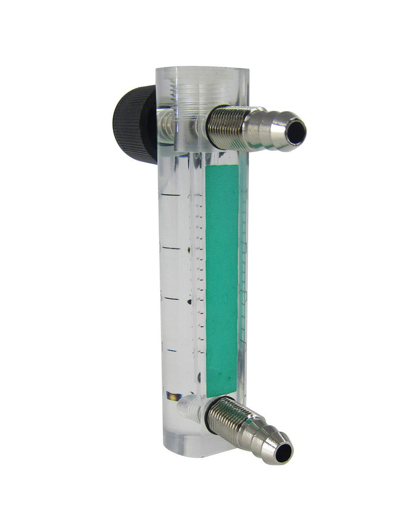 [AUSTRALIA] - JIAWANSHUN Oxygen Air Flow Meter 0.1-1.5LPM / Gas Flowmeter with Copper Connector for Oxygen Air Gas Conectrator