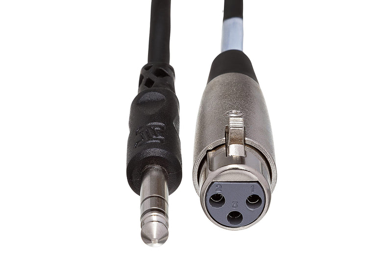  [AUSTRALIA] - Hosa STX-105F XLR3F to 1/4" TRS Balanced Interconnect Cable, 5 Feet