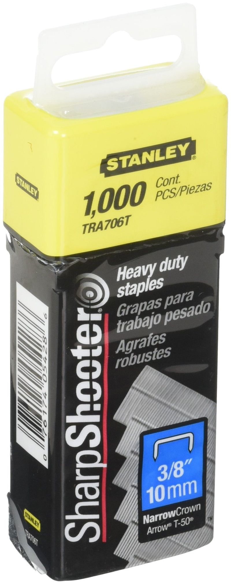  [AUSTRALIA] - Stanley Bostitch 3/8" Heavy Duty Staple (Box/1000) (680-TRA706T) Category: Staple Guns