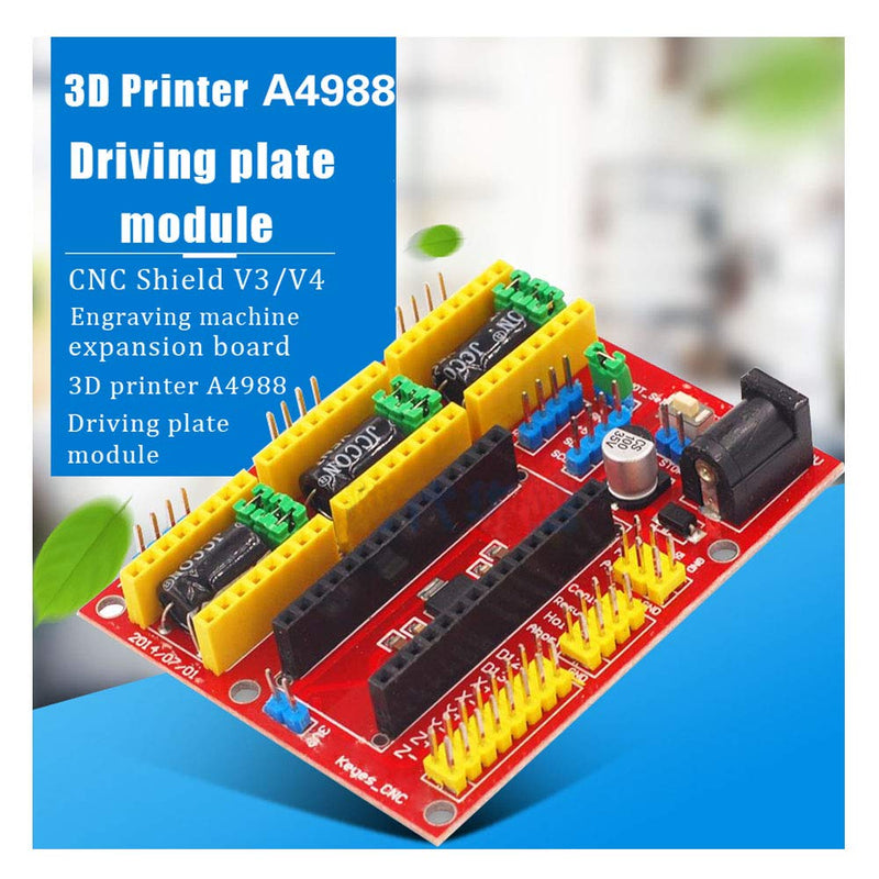 Ximimark 2Pcs V3 Engraver 3D Printer CNC Expansion Shield Board A4988 Driver Board for Arduino - LeoForward Australia