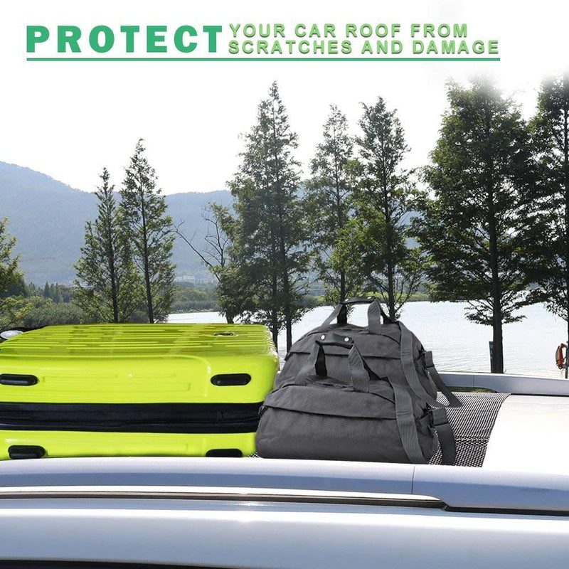 [AUSTRALIA] - Egofine Roof Cargo Bag Protective Mat for Car Roof Carrier Bags with Extra Padding Car Roof Mat Under Any Rooftop Cargo Bag
