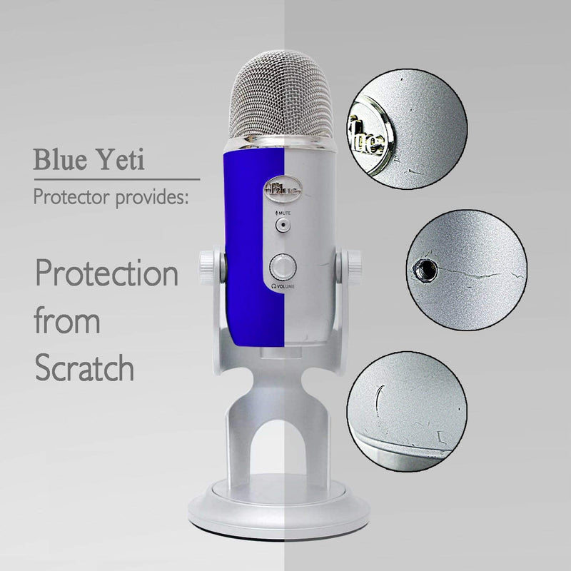  [AUSTRALIA] - YOUSHARES Blue Yeti Protector - Full Protection Silicon Cover for Yeti & Yeti Pro Microphone (Yeti Blue)