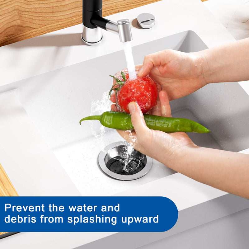  [AUSTRALIA] - 2 PCS Garbage Disposal Splash Guard Sink Baffle, Food Waste Disposer Accessories for Waste King, Whirlaway and GE Models (3 1/8 Inch) by CLEESINK 3 1/8 In 2 Pack