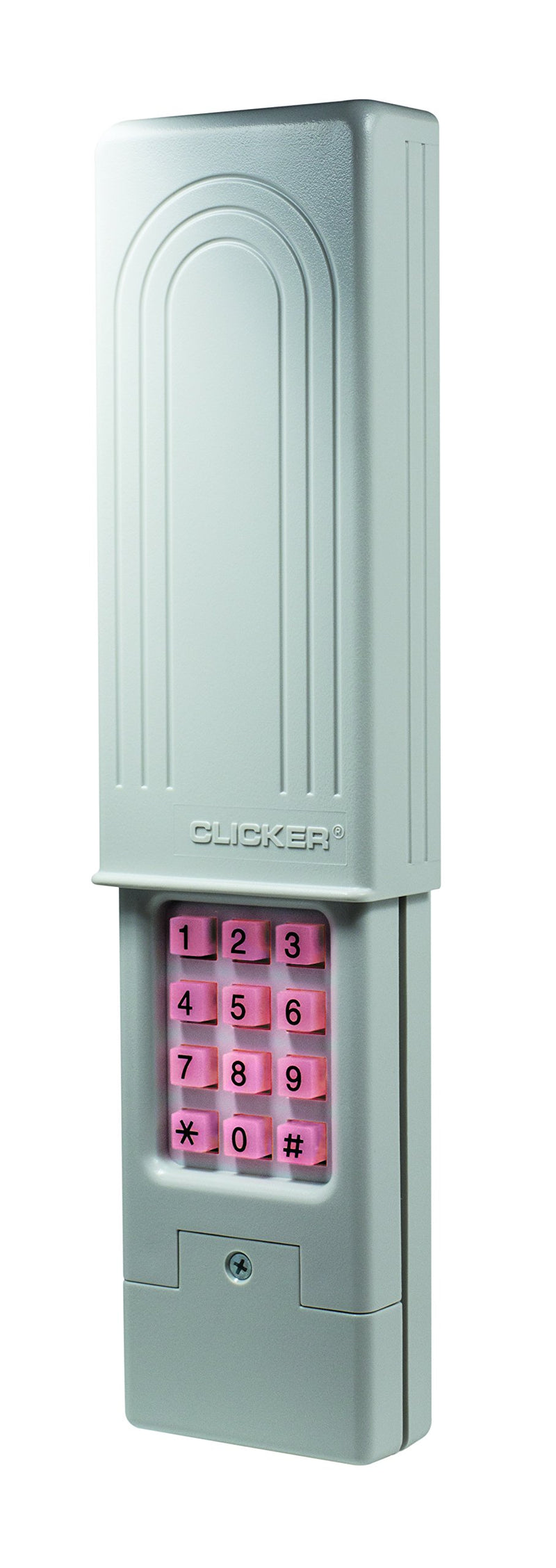  [AUSTRALIA] - Chamberlain Group Clicker Keyless Entry KLIK2U-P2, Works with Chamberlain, LiftMaster, Craftsman, Genie and More, Security +2.0 Compatible Garage Door Opener Keypad, White