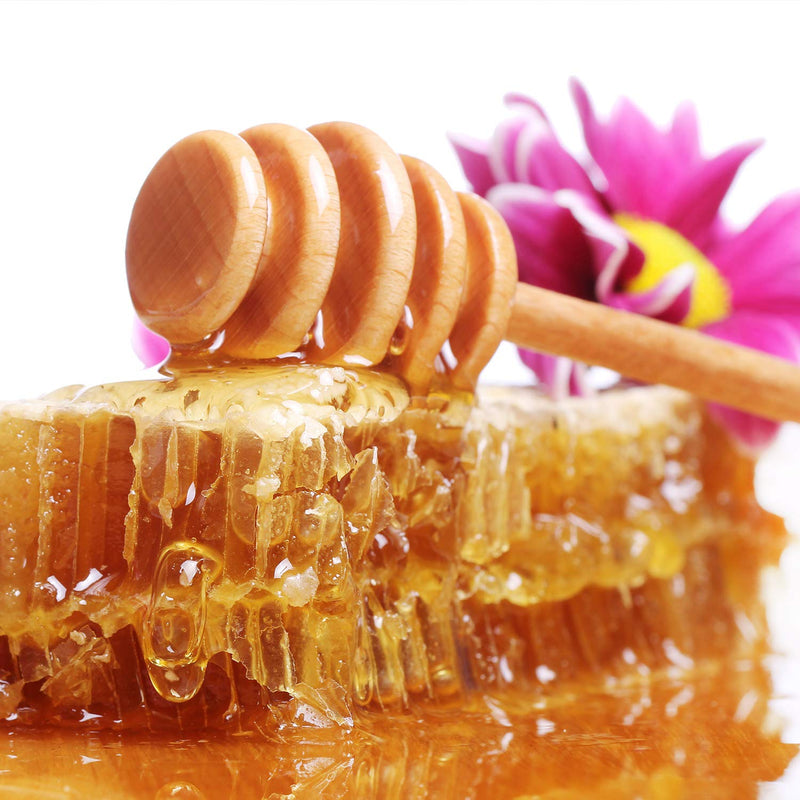  [AUSTRALIA] - Honey Dipper Sticks - 40Pcs 3 Inch Premium Wood Honeycomb Stick, Mini Honey Sticks for Honey Jar Dispense Drizzle Honey and Wedding Party Favors